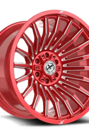 One Day Deal XF Off-Road XF-231 5x127/5x139.7 20x9 +0 Anodized Red & Milled