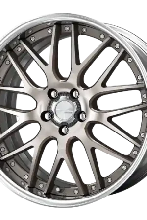 Work Lanvec Lm1 5x114.3 21x12+12 A Disk Trans Gray Polish Same Day Shipping