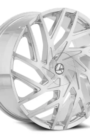 Top Pick Azara AZA-518 5x112/5x114.3 22x8.5 +38 Nano Chrome
