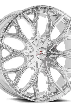 Cavallo CLV-37 5x115/5x139.7 26x9.5 +18 Chrome Exclusive Offer