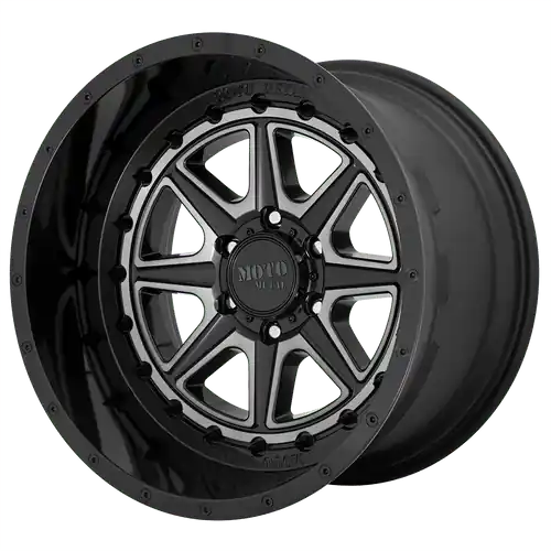 Moto Metal MO801 PHANTOM 6X135 20X10 -18 GLOSS BLACK WITH GRAY TINT Holiday Sale
