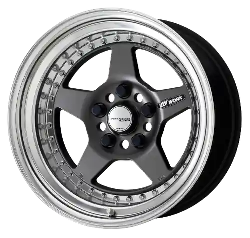 Clearance Work Meister Cr01 4x114.3 15x9+20 O Disk Matte Gunmetal