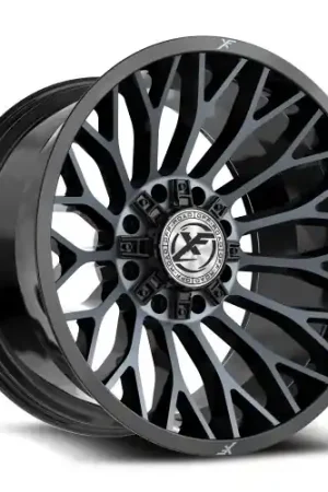 XF Off-Road XF-237 8x165.1/8x170 20x12 -44 Gloss Black & Machined Titanium Double Dark Tint Get Yours