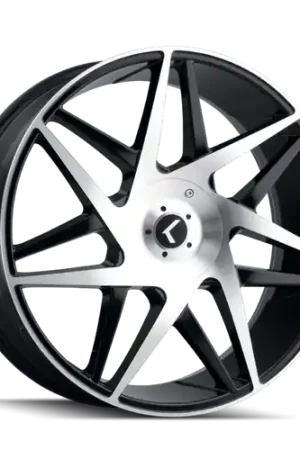 Viral Kraze Phase 192 5x112/5x114.3 20x8.5+38 Black/Machined Face