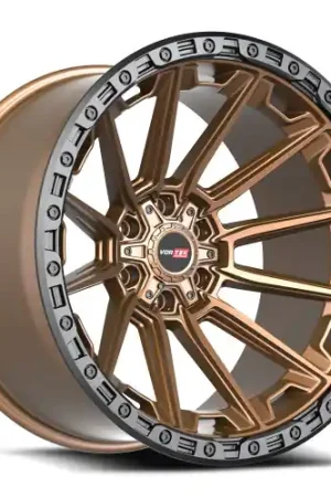 Price Drop Vortek VRT-601 6x135/6x139.7 20x10 -12 Matte Bronze With Black Bead Ring