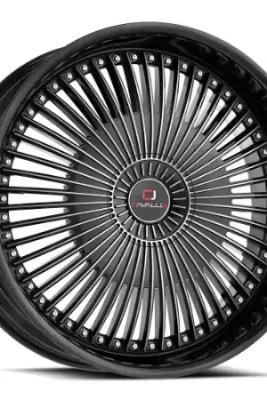 Luxury Cavallo CLV-41 5x110/5x114.3 20x8.5 +35 Gloss Black & Machined