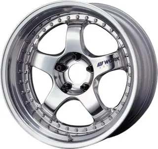 Work Meister S1 3P 5x120.65 19x12+22 A Disk Bright Buff Finish Price Cut