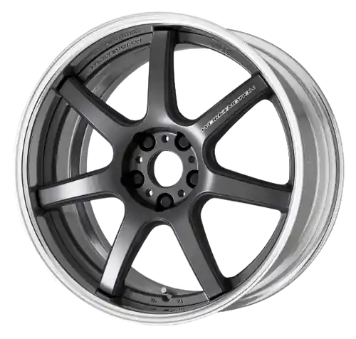 Final Sale Work T7r 2P 5x114.3 18x12.5 +12 Matte Gunmetal