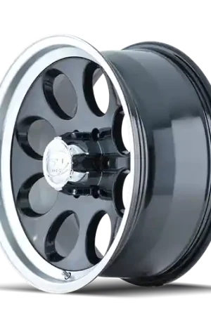 Ion Type 171 6x139.7 15x8-27 Black/Machined Lip Weekend Sale