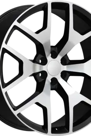 Mega Sale REPLICA 288 6X139.7 24x10 +30 BLACK MACHINED