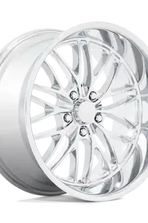 US Mag 1PC U140 SANTA CRUZ 5X127 20X10 +6 CHROME Trending