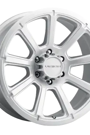 Seasonal Sale Vision Off-Road 353 Turbine 5x127 17x8.5-6 Winter Paint-Silver( Salt Resistant)