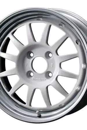 WedsSport Racing 2-Piece 4x100 15x6.5+31 White Hassle-Free Returns