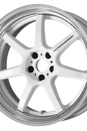 Free Shipping Work T7r 2P 5x105 18x9.5 +12 WHITE