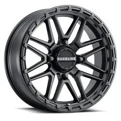 Raceline A11B Krank XL 4X156 18x7 0 Satin Black Free Shipping