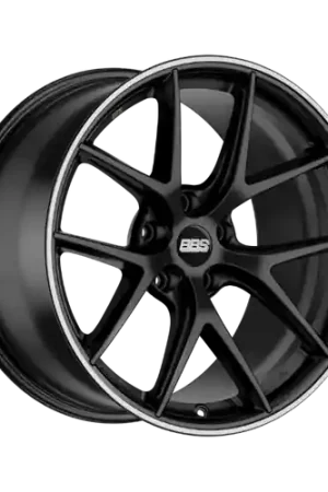 BBS CI-R 5x112 19x8.5 +32 Satin Black Polished Rim Protector Final Sale