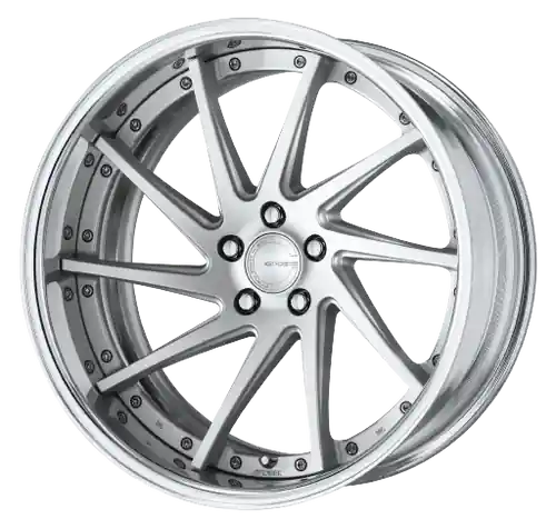 Work Gnosis Cvs 5x112 21x10.5+22 R Disk Matte Silver Fresh Stock