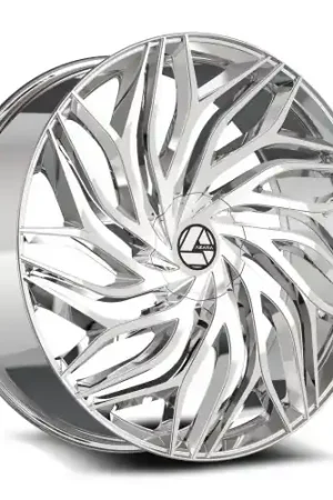 Azara AZA-537 5x115/5x120 24x9 +32 Nano Chrome Direct From Manufacturer