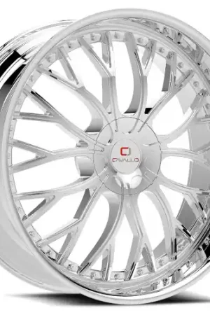 Secure Checkout Cavallo CLV-33 5x112/5x114.3 18x8 +35 Chrome