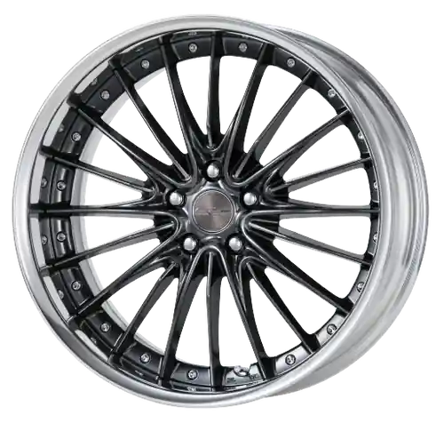 Crafted Work Schwert Regnitz 5x108 20x8+38 A Disk Brilliant Silver Black