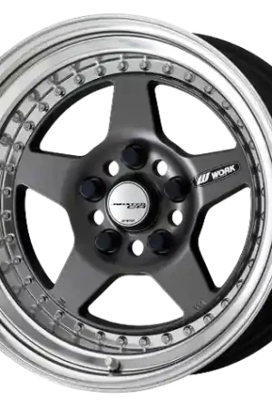 Work Meister Cr01 5x115 15x10+-3 A Disk Matte Gunmetal Luxury