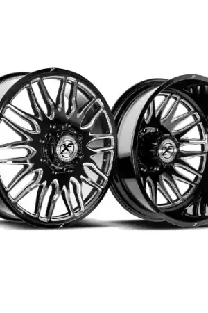 XF Dually XF-240 Dually 8x200 24x8.25 -192 Gloss Black & Milled Fresh Stock