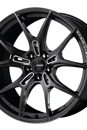 Gram Lights 57FXZ 5x120 18x8.0+45 Super Dark Gunmetal / Machining Rim Edge DC Holiday Sale