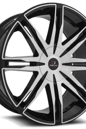Markdown Cavallo CLV-18 6x135/6x139.7 24x9 +25 Gloss Black & Machined