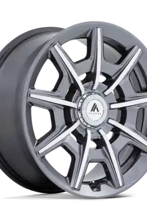 Handmade Asanti Black ABL-41 ESQUIRE 5X112/5X120 20X10.5 +38 GLOSS ANTHRACITE BRIGHT MACHINED