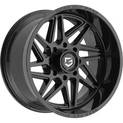 No Minimum Order Gear Off Road 761B 6X135/6x139.7 18x9 +18 Gloss Black w/Lip Logo