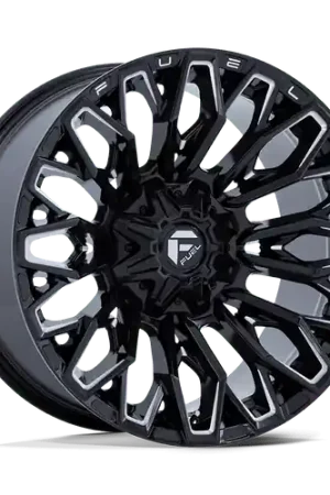 Fuel 1PC FC865 STRIKE 6X135/6X139.7 22x10 -18 GLOSS BLACK MILLED Weekend Sale
