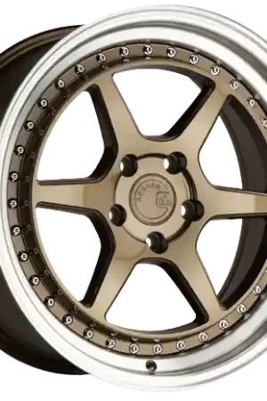 Aodhan DS09 5x114.3 18x8.5+35 Bronze w/Machined Lip Top Pick