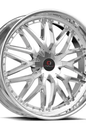 Authentic Cavallo CLV-46 5x114.3/5x120 18x8 +35 Nano Chrome