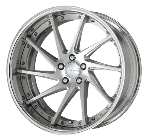 Work Gnosis Cvs 5x108 21x8.5+45 W Disk Brush Silver Clear Trusted Brand