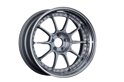 Premium SSR Professor SP5 5x112 18X7+37 NR Disk High Bright Silver