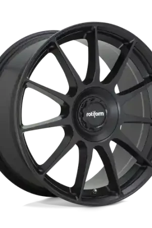 Modern Rotiform 1PC R168 DTM 5X112 19X8.5 +35 SATIN BLACK