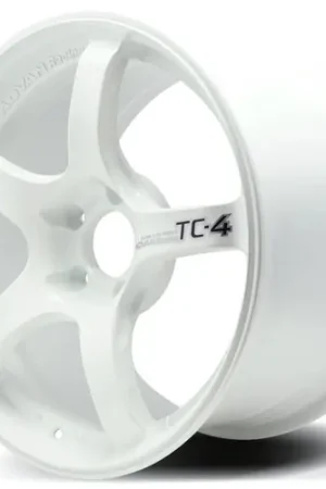 Budget Advan Racing TC4 5x114.3 16x8.0 +35 RACING WHITE METALLIC (NO RING)