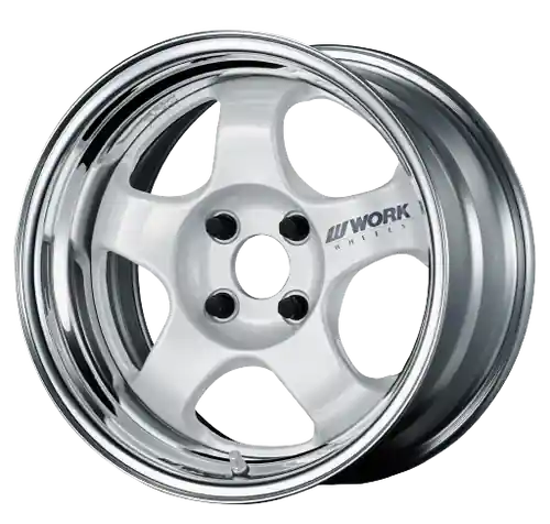 Work Meister S1 2P 5x100 15x5.5+22 R Disk White Modern