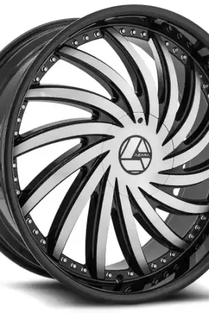 Low Price Azara AZA-508 5x114.3/5x120 18x8 +35 Gloss Black & Machined