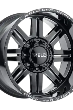 Genuine WELD Off-Road Chasm 5x127 20x9 0 Gloss Black/Milled