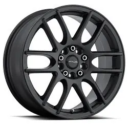 Raceline 141B Mystique Black 4X100/4X108 16x7 40 Satin Black Final Sale