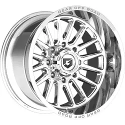 Gear Off Road 764C 6X135/6x139.7 20x9 +18 Chrome Plated w/ Lip Logo Premium