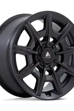 Asanti Black ABL-41 ESQUIRE BLANK 22X10.5 +18 SATIN BLACK WITH GLOSS BLACK FACE Luxury