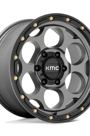 Place Order KMC KM541 DIRTY HARRY 6X114.3 18X8.5 +18 SATIN GRAY WITH BLACK LIP