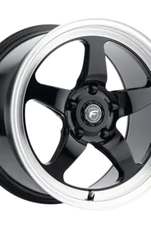 Forgestar D5 Drag 5x114.3 17x5 -21 Gloss Black Machined New Arrival