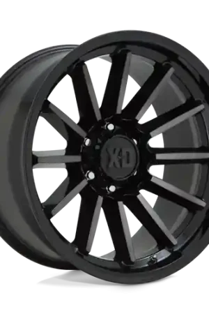 Place Order XD XD855 LUXE 5X139.7 20X10 -18 GLOSS BLACK MACHINED WITH GRAY TINT