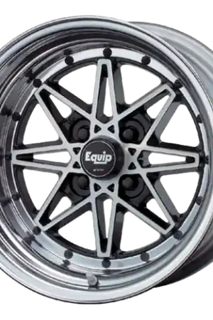 EQUIP 03 Black Polish 4x100 15x8 +7MM New Arrival