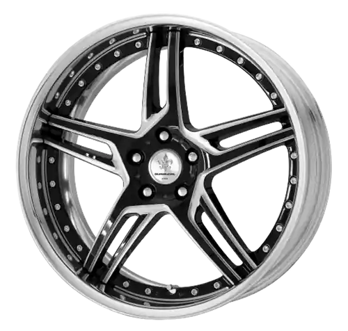 DURANDAL DD5.2 Machined Black Polished 5x105 18X8.5 +49MM While Supplies Last