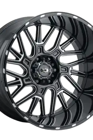 New Arrival Vision Off-Road 404 Brawl 5x127 20x12-51 Gloss Black Milled Spoke