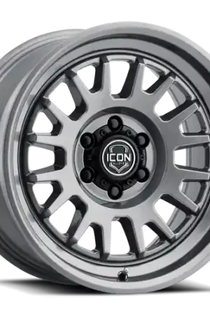 Factory Price Icon Alloys ANZA 5x127 17x8.5 -6mm GUN METAL